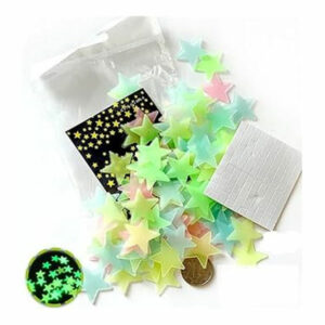 3D Stars Glow In The Dark Wall Stickers Luminous Fluorescent Wall Stickers Ceiling Home Decor