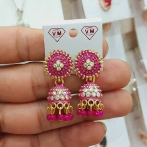 Colorfull Small Jhumki Earrings for Girls and Women