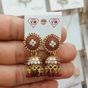 Colorfull Small Jhumki Earrings for Girls and Women