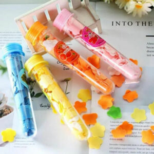 Disposable Flower Paper Soap with Plastic Bottle