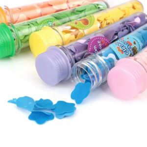 Disposable Flower Paper Soap with Plastic Bottle