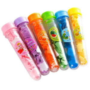 Disposable Flower Paper Soap with Plastic Bottle