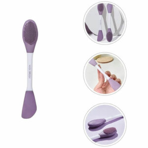 Double Ended Silicone Face Mask Brush , Facial Cleansing Brush, Premium Soft Facial Masks Other Skin Care Applicator Tool for Cream,