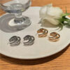 Fancy Gold and Silver Hoop Earrings For Girls & women