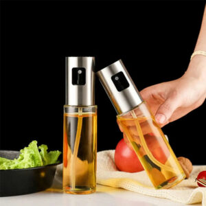 Glass Oil Spray Bottle Pump for Oil-Control Kitchen