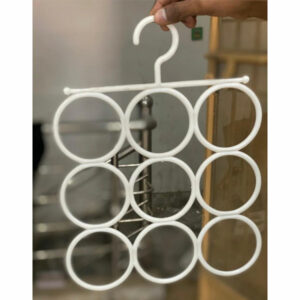 Hanging scarf holder hanger stand 9 holes
