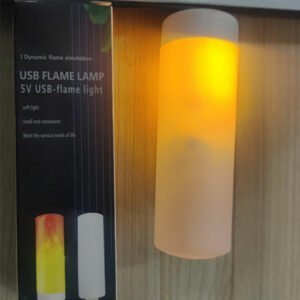 Led Flame Light, Flame Flashing Candle Light, Portable Mini Night Light, USB Imitating Flickering Candle Night