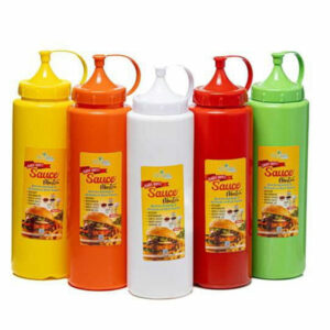 Mayo or tomato Ketchup plastic Bottle (Different colors)