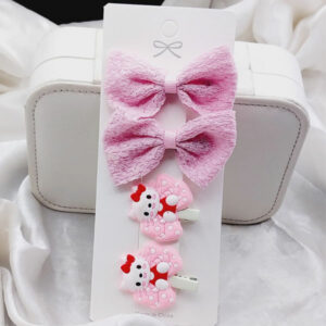 New Hair Clip 4pcs/set Cute Multiple Colors Girls Hair Accessories for Kids