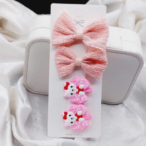 New Hair Clip 4pcs/set Cute Multiple Colors Girls Hair Accessories for Kids