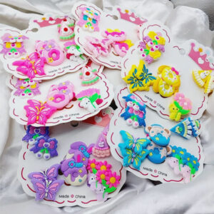 New Kids Hair Clip Girl Full Hair Card Different Design Clips