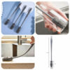 Silicone Bottle Cleaning Brush with Long Handle Ideal for Glass and Plastic Bottles Water Bottle Cleaner Brush