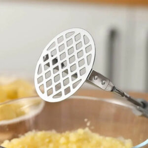Stainless Steel and Plastic Handle Potato Masher Kitchen Tool