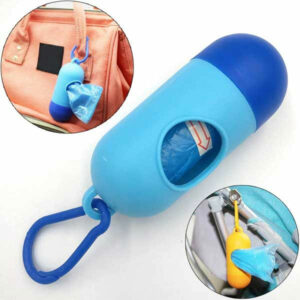 ludonie Strong Rubbish Bags, Portable Rubbish Bags Diaper Abandoned Pouch Case Removable Pet Garbage Mini Box - Random Color