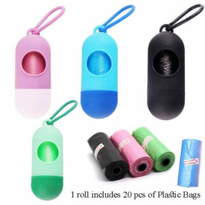 ludonie Strong Rubbish Bags, Portable Rubbish Bags Diaper Abandoned Pouch Case Removable Pet Garbage Mini Box - Random Color