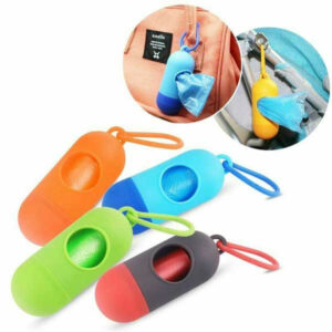 ludonie Strong Rubbish Bags, Portable Rubbish Bags Diaper Abandoned Pouch Case Removable Pet Garbage Mini Box - Random Color