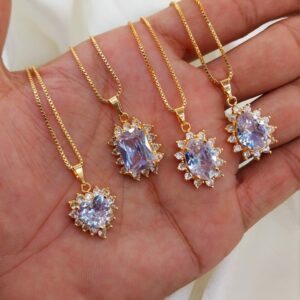 New stylish china gold plated locket chain