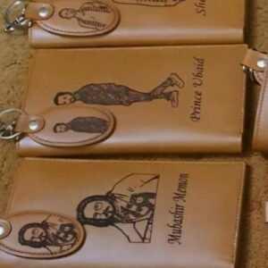 Customize Picture Engraved Long Coat Wallet*