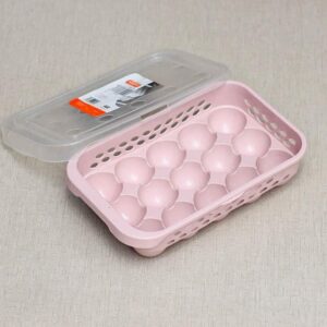 Egg storage box with lid eggs tray plastic coveer