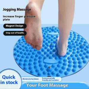 *Circular jogging finger press board, foot massage foot pad, adult toe press board, meridian through soft silicone pedal board*