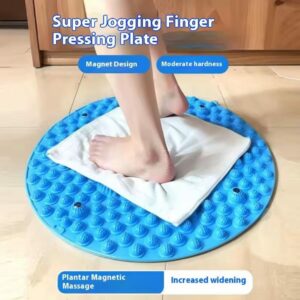 *Circular jogging finger press board, foot massage foot pad, adult toe press board, meridian through soft silicone pedal board*