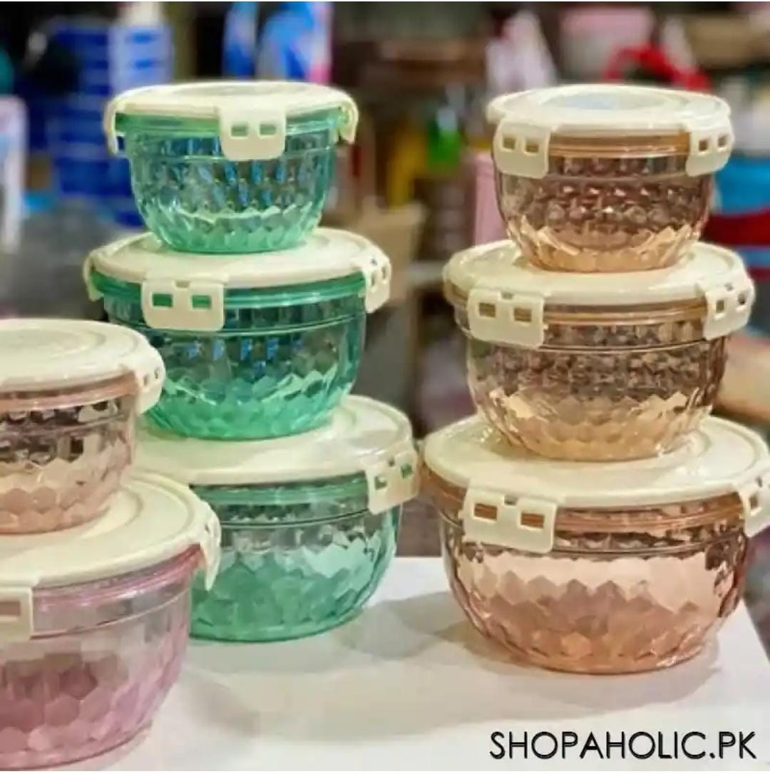 Diamond Airtight Bowl 3 Pcs set