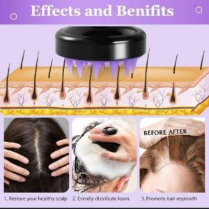 Silicone Shampoo Brush Head Scalp Massage Comb Hair Washing Comb Body Massage Brush Bath Shower Brush Salon Hairdressing Tool