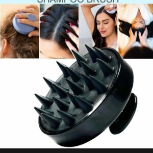Silicone Shampoo Brush Head Scalp Massage Comb Hair Washing Comb Body Massage Brush Bath Shower Brush Salon Hairdressing Tool
