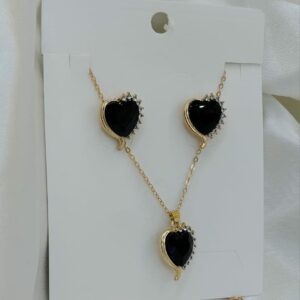 New stylish gold plated locket set