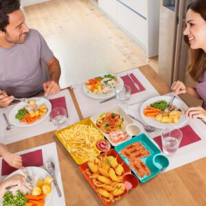 4-Piece set Colorful Serving Platter Set