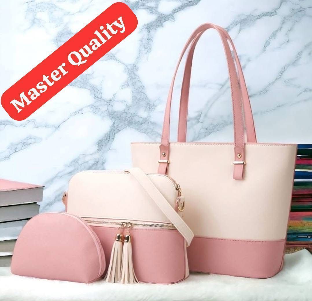 High Quality Shoulder Bag 3pcs Set For Girls - Image 3