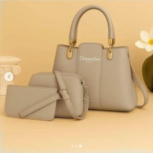 *Premium Quality* 🎀 *Christian Dior* High Quality 3Pcs Shoulder Bag