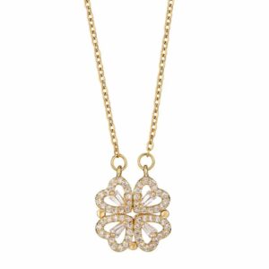 New stylish gold plated locket chain