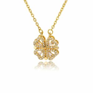 New stylish gold plated locket chain