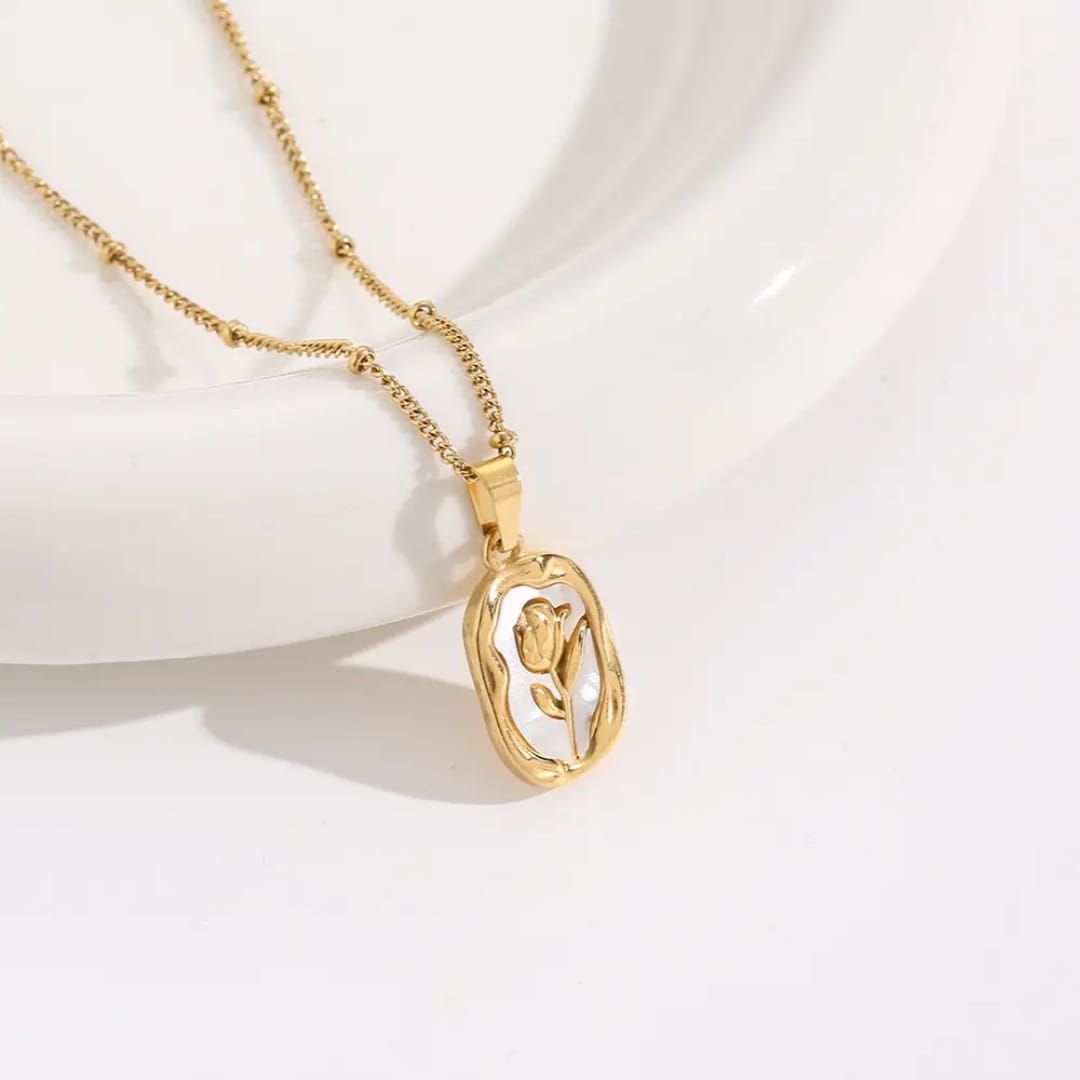 New stylish gold plated locket chain - Image 3