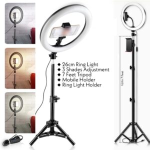 Tripod Stand 7feet & +26CM Ring Light