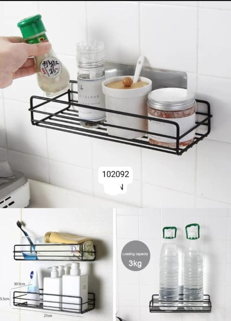 Wall sticking shelf iron merterial