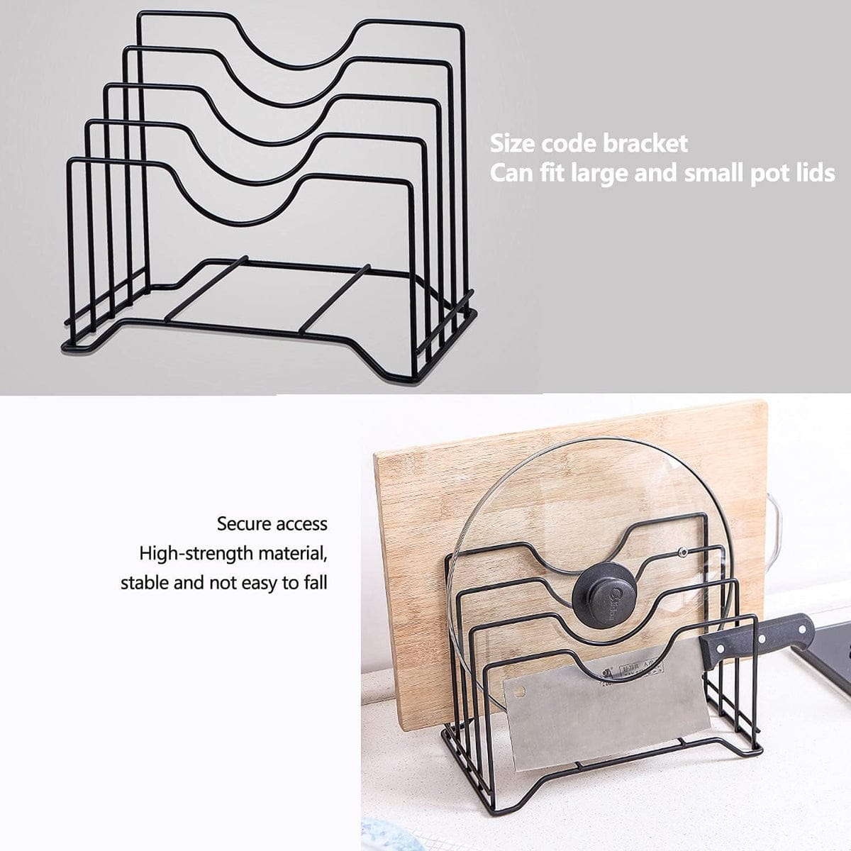 Pot Lid and Cutting Board Organizer - Image 5