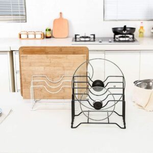 Pot Lid and Cutting Board Organizer