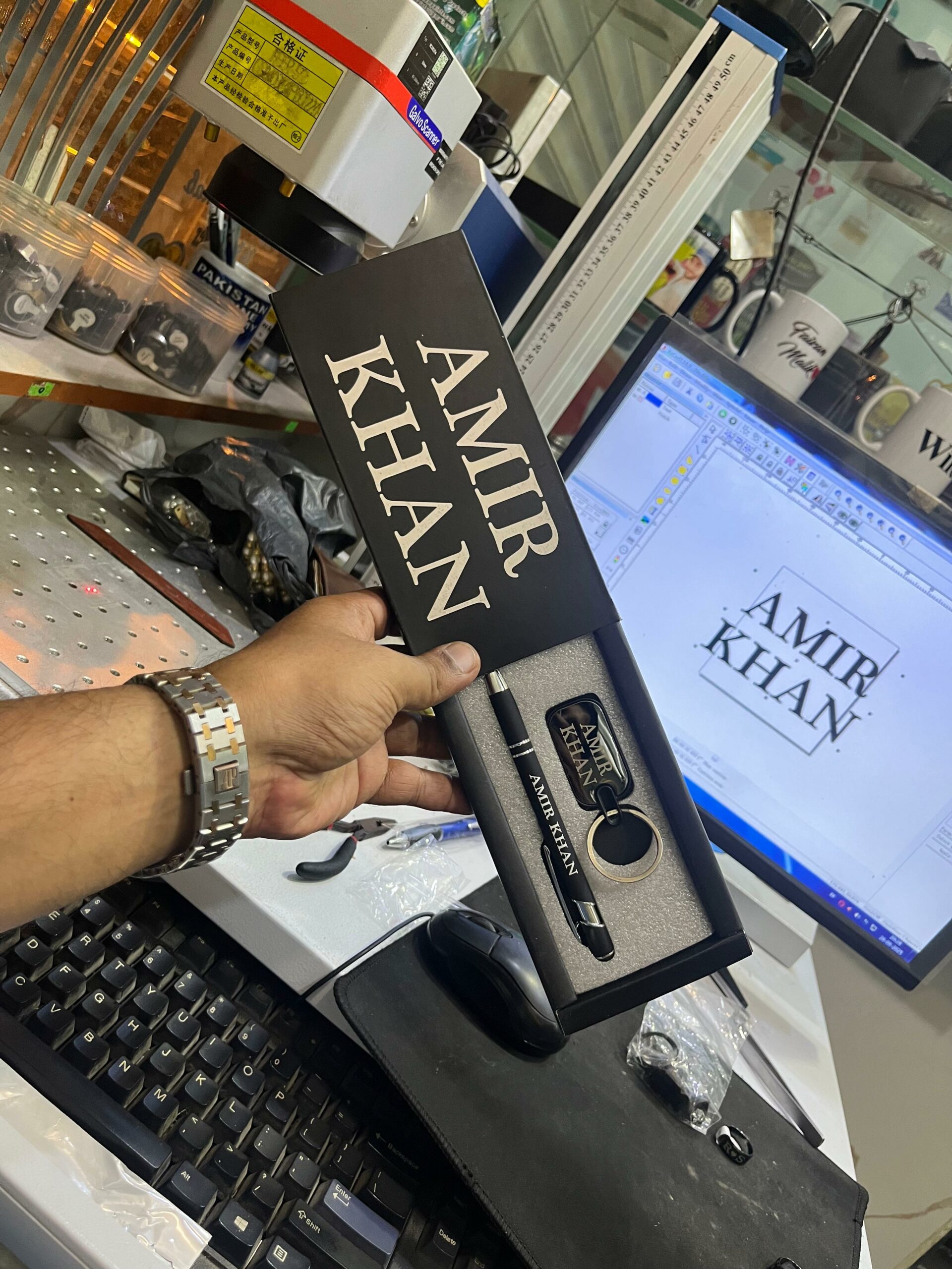 *Customize Metal Pen n Keychain Deal*