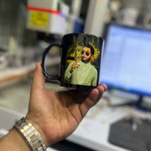 *Customize Black Patch Mug*