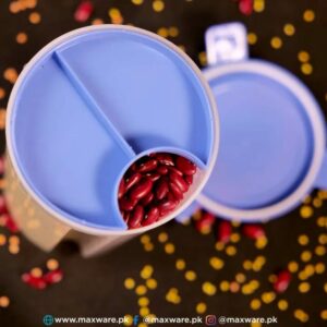 Marshal Storage Jar 3 Portion Airtight Storage Jar snacks jar Dry Fruits Jar