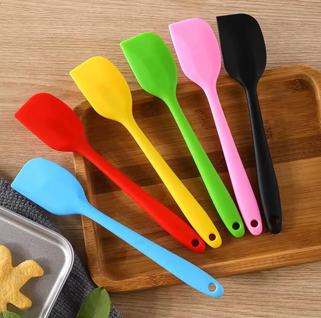 Food Grade Silicone Spatulas for Baking Cooking Heat-Resistant Non-stick Dishwasher Safe Kitchen Tool - Image 2