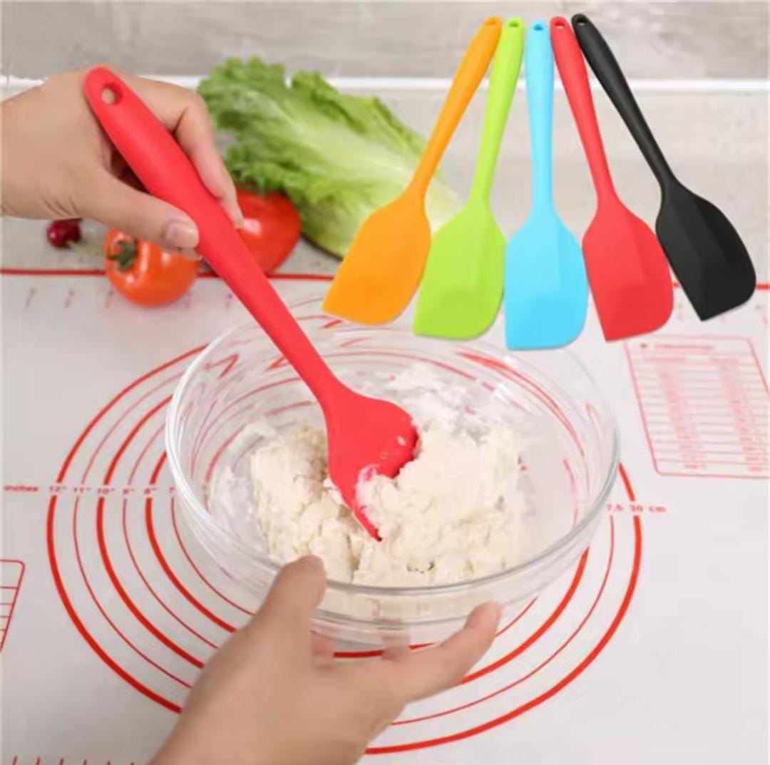 Food Grade Silicone Spatulas for Baking Cooking Heat-Resistant Non-stick Dishwasher Safe Kitchen Tool