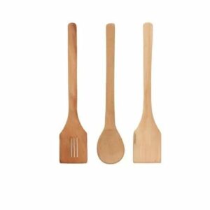 Pack of 3 wooden spoon big size , rust profe meterial, high quality wooden meterial