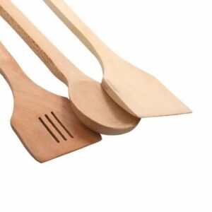 Pack of 3 wooden spoon big size , rust profe meterial, high quality wooden meterial