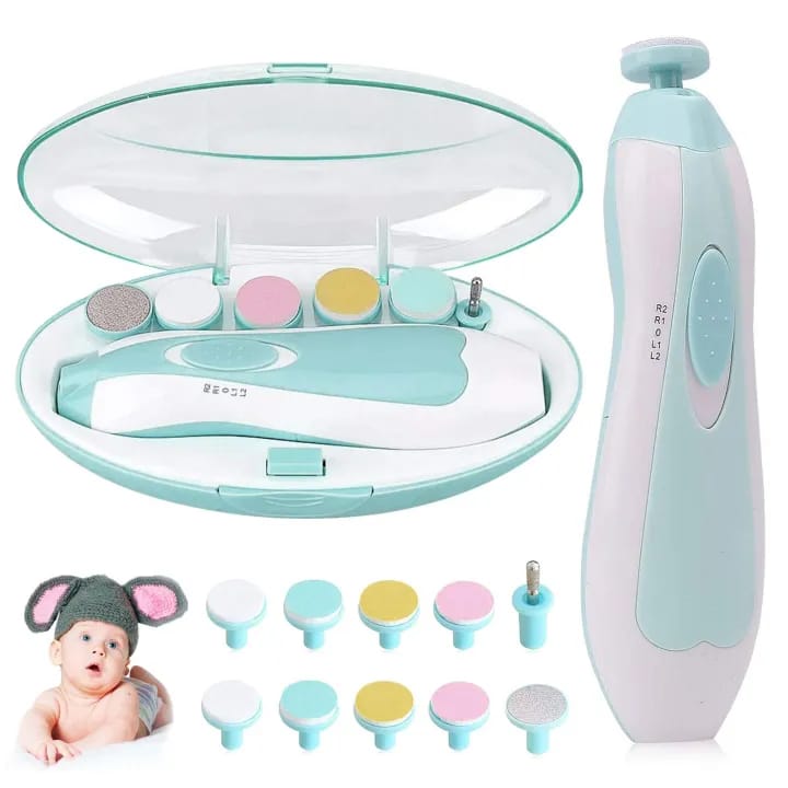 Baby Nail Clippers Safe Electric Baby Nail Trimmer, Baby Nail File Kit Born - Image 4