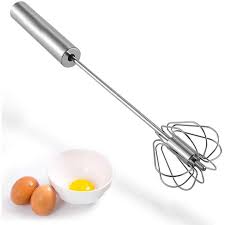 *Egg Beater Stainless Steel Whisk Manual Press