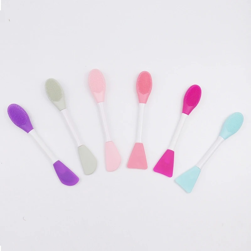 Double Head Silicone Facial Mask Brush