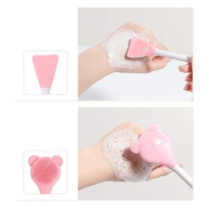 Double Head Silicone Facial Mask Brush